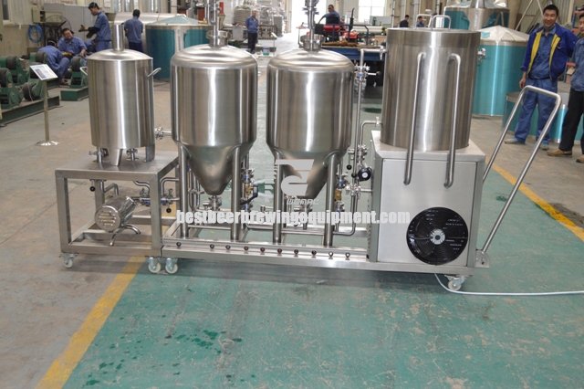 auto SUS304 50L Small size complete beer brewing equipment home use 